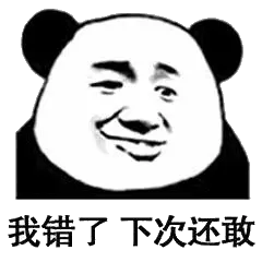 我错了下次还敢