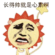 长得帅就是心累啊 - 小狮子Leo(动图版)
