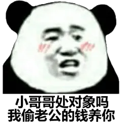 小哥哥处对象吗？我偷老公的钱养你