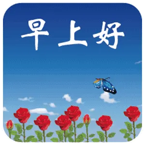 早上好