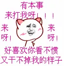 有本事来打我呀，来呀，来呀，好喜欢你看不惯我又干不掉我的样子