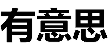 有意思
