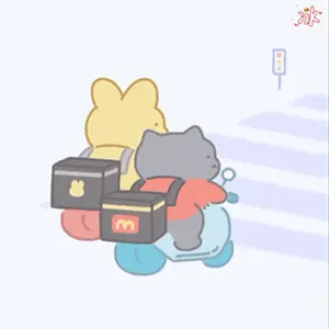 外卖骑手 GIF 动图