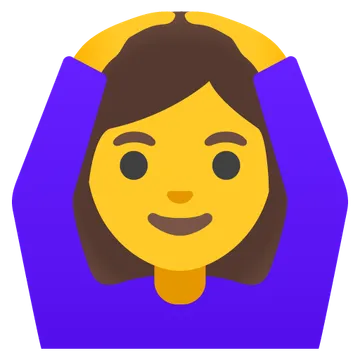 Woman gesturing OK