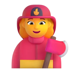Woman firefighter