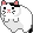 像素风翻滚猫咪
