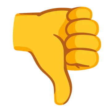Thumbs down