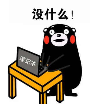 没什么！（玩笔记本）