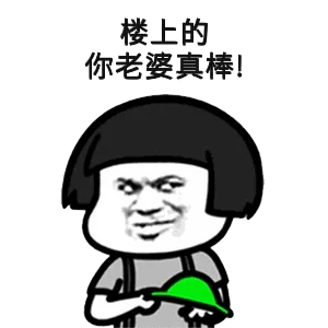 楼上的你老婆真棒！