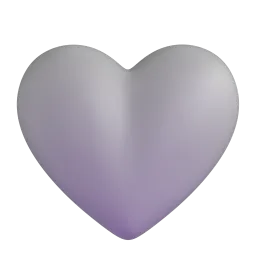 Grey heart