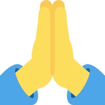 Folded hands