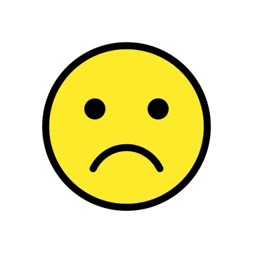 Frowning face