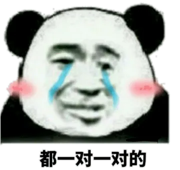 都一对一对的