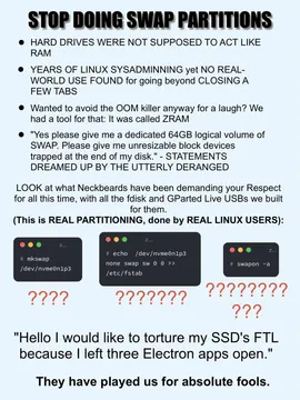 Stop Doing Swap Partitions