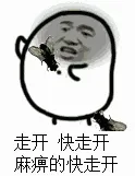 走开，快走开，麻痹的快走开（苍蝇）