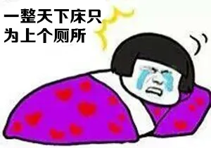 一整天下床只为上个厕所