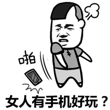 啪，女人有手机好玩？