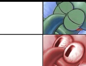 Squidward sleeping