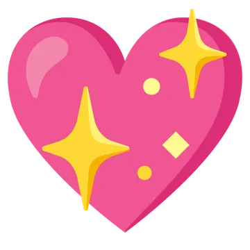 Sparkling heart
