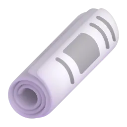 Rolled-up newspaper