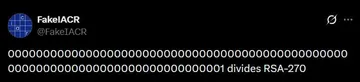 RSA 270 Solved