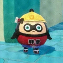 真心蛋小黑表情包（蛋仔派对嘎达嘎达）