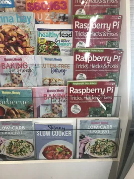 My local supermarket stocks the Raspberry Pi magazines in the cooking section