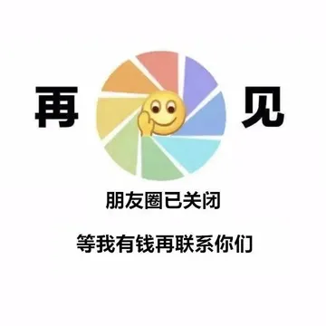 再见朋友圈已关闭等我有钱再联系你们