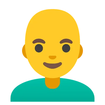 Man: bald