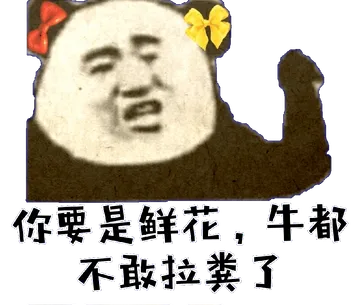 你要是鲜花，牛都不敢拉粪了