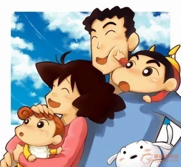蜡笔小新全家福