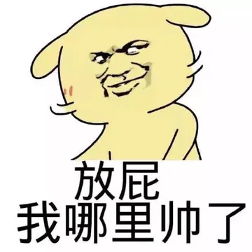 放屁 我哪里帅了