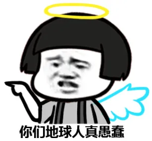 你们地球人真愚蠢