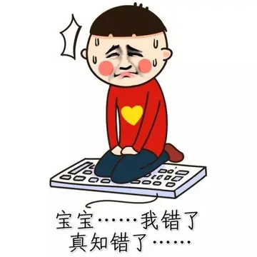 宝宝，我错了，真的错了