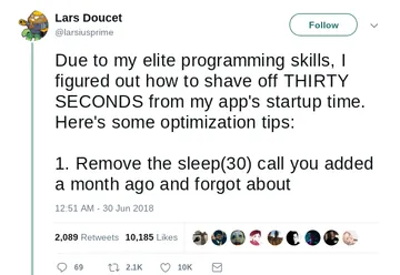 Successfully Optimised The Startup Time By 30 Seconds