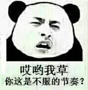 哎呦我草，你这是不服的节奏