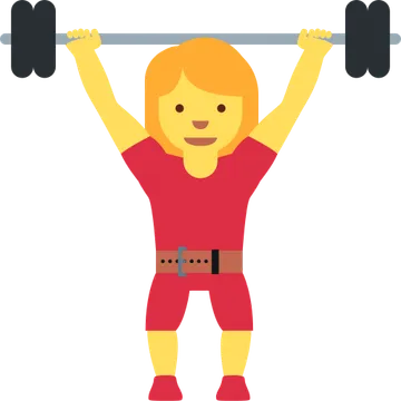 Woman lifting weights