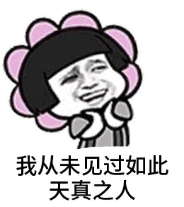 我从未见过如此天真之人