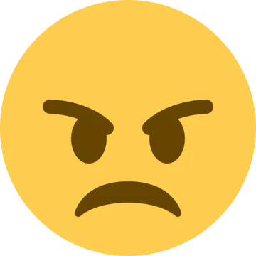 Angry face