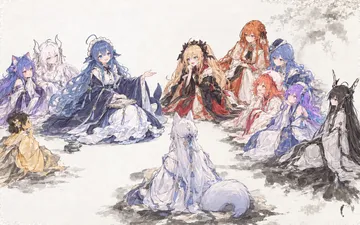 肥鱼讲学图