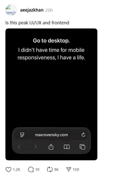 Is This Peak UI/UX And Frontend