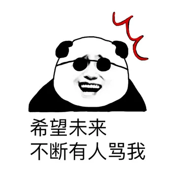 希望未来不断有人骂我