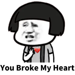 you broke my heart