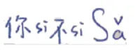 你si不si sa（文字表情）