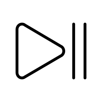 Play or pause button