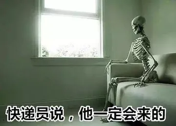快递员说，他一定会来的