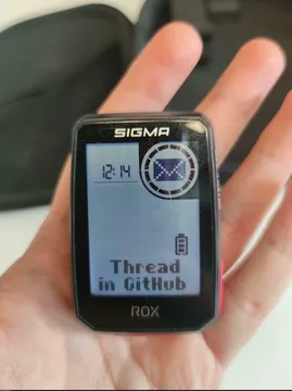 Getting GitHub notifications in cycling computer because why not