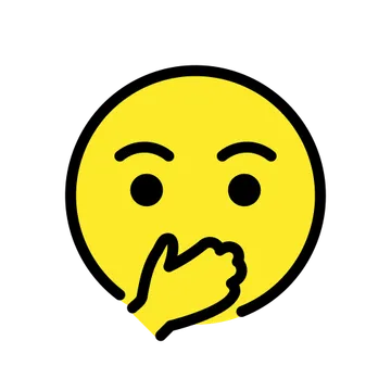 Face with open eyes and hand over mouth