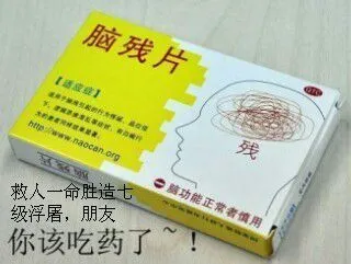 脑残片
