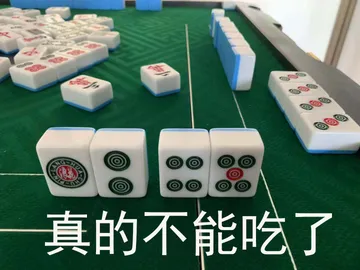 真的不能吃了（麻将表情包）